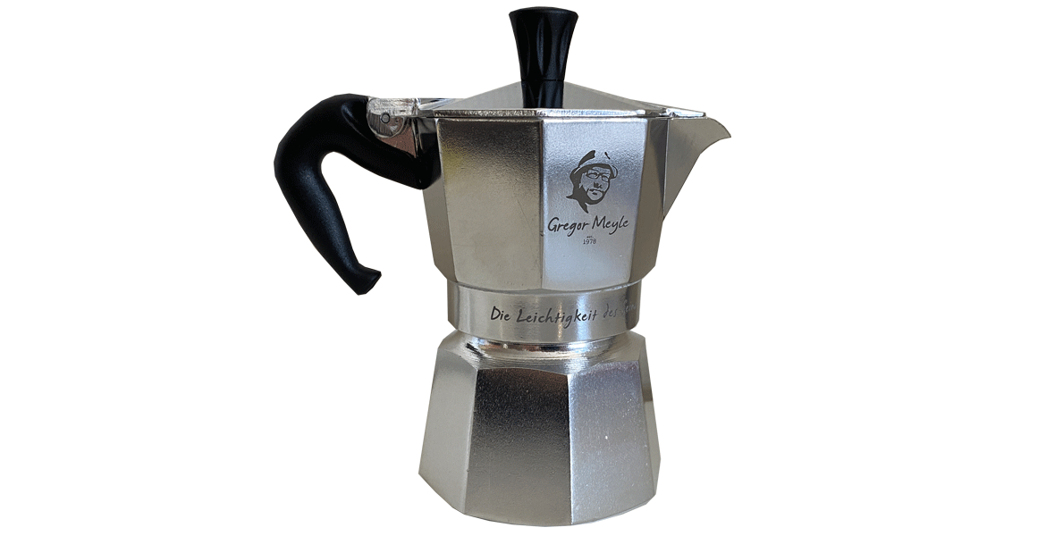 original ital. Biialetti mit Gregor Meyle Gravur (limit. Edition),