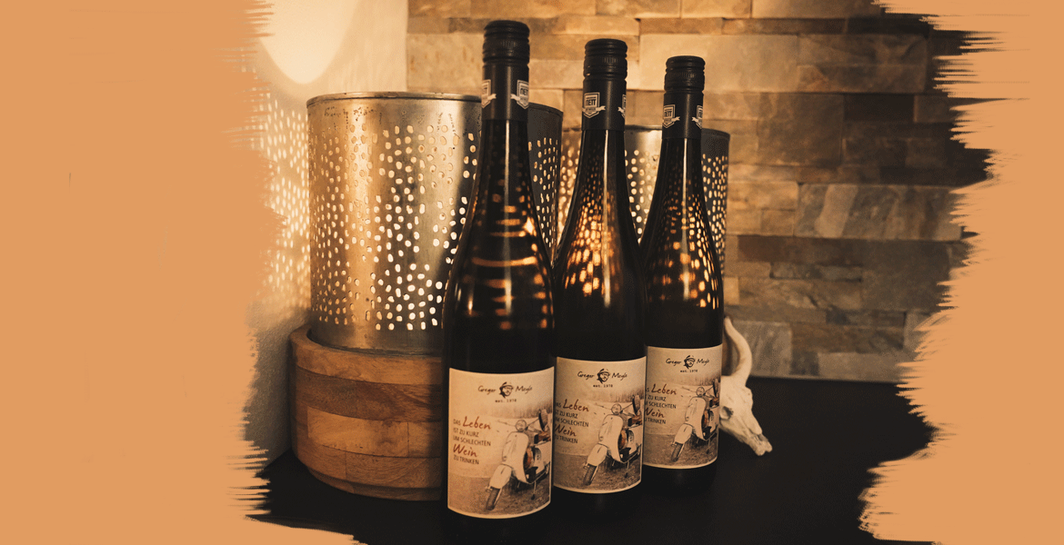  3 Flaschen Meyle Wein - Scheurebe, limited Edition 