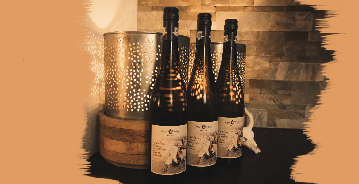 3 Flaschen Meyle Wein - Scheurebe, limited Edition