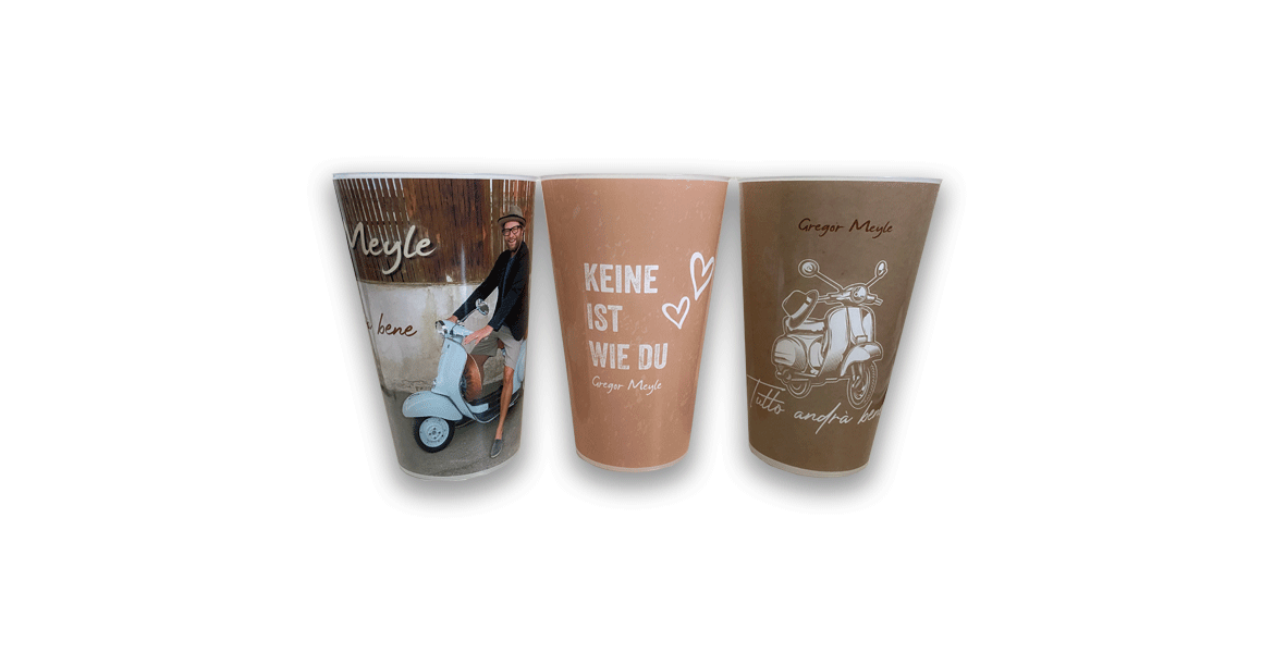 Becher Set 1 (3 Stück), 0,4l Festivalbecher