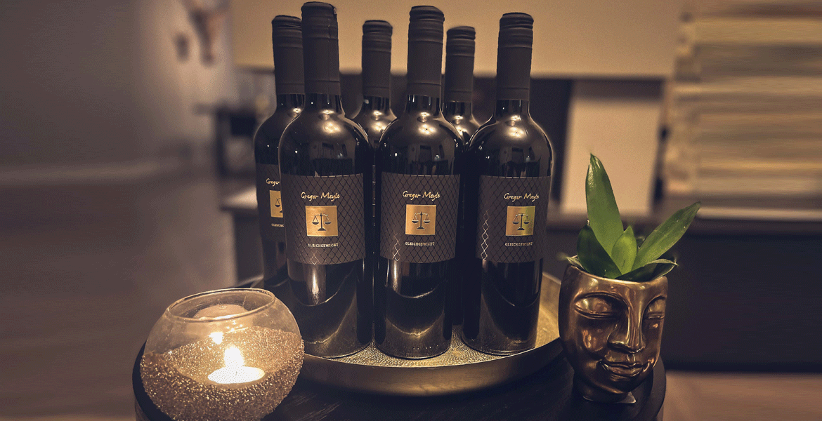 6 Fl. Rotwein - Gleichgewicht,