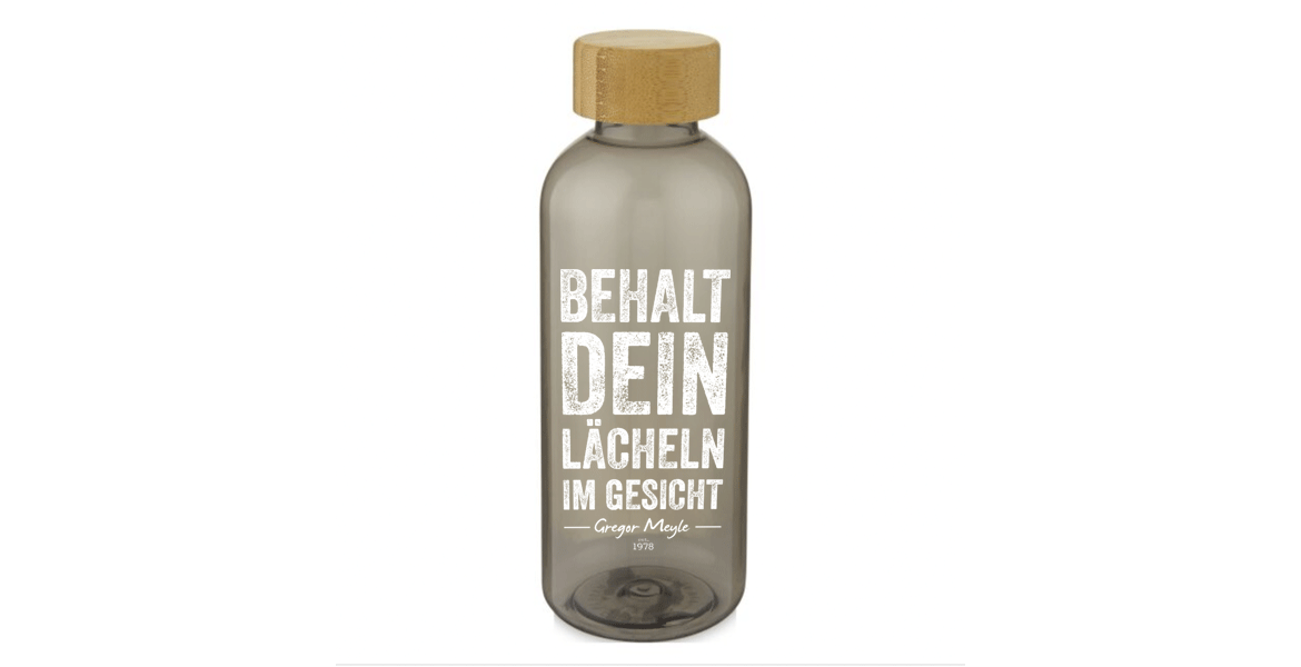 650 ml Sportflasche aus GRS recyceltem Kunststoff,