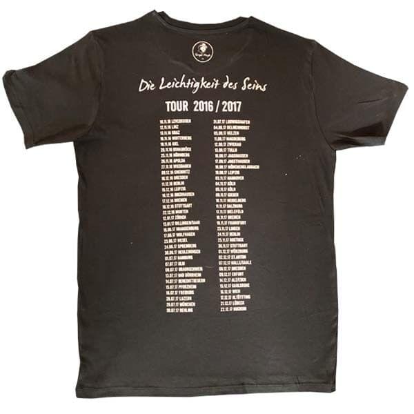 Tourshirt (Unisex) - schwarz