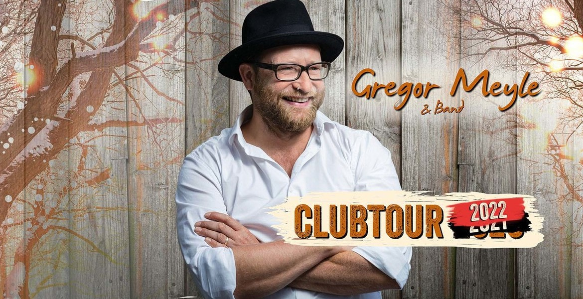 Tickets Gregor Meyle & Band, CLUBTOUR 2022 (verlegt vom 08.11.2020 bzw. 05.12.2021) in Wiesbaden